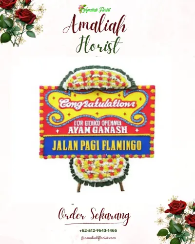Bunga Papan Congratulation di Aceh